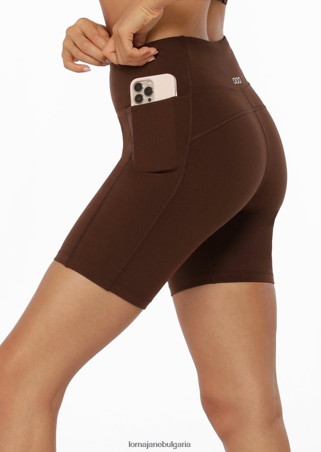 Lorna Jane Жени amy phone pocket tech bike short еспресо облекло 4LRV0R449