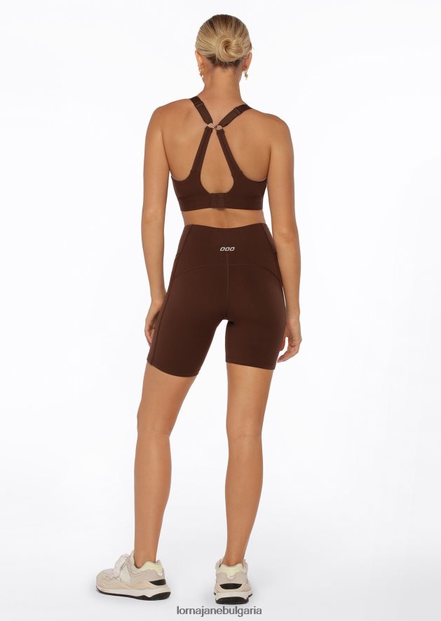 Lorna Jane Жени amy phone pocket tech bike short еспресо облекло 4LRV0R449