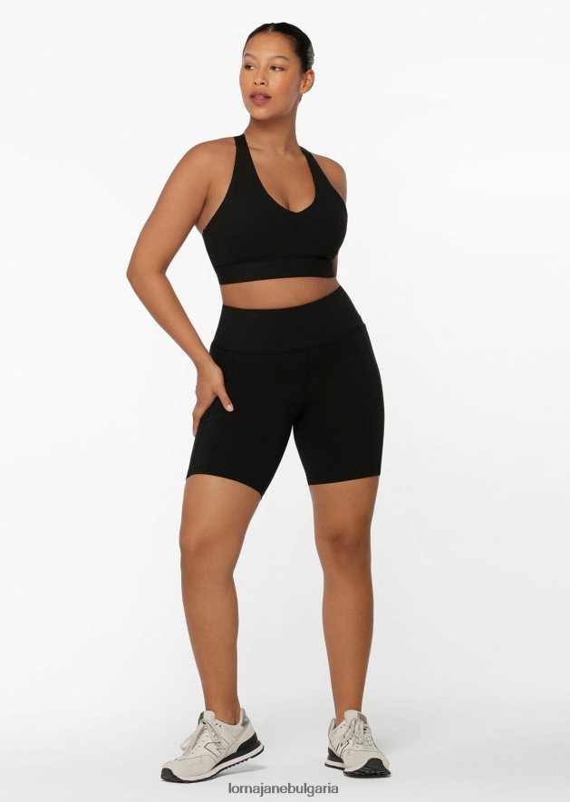 Lorna Jane Жени amy phone pocket tech bike short черен облекло 4LRV0R469