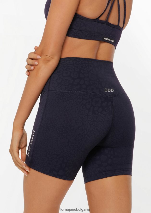 Lorna Jane Жени lj cloud no chafe bike short леопард на френския флот облекло 4LRV0R286