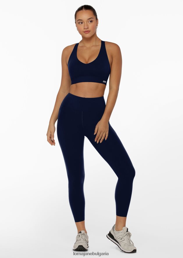 Lorna Jane Жени amy phone pocket ankle biter tech гамаши френски флот облекло 4LRV0R391