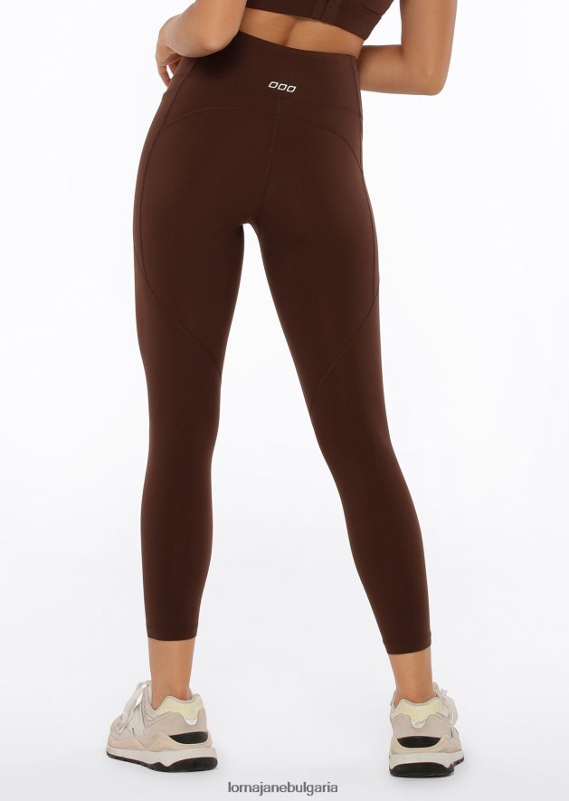 Lorna Jane Жени amy phone pocket ankle biter tech гамаши еспресо облекло 4LRV0R448