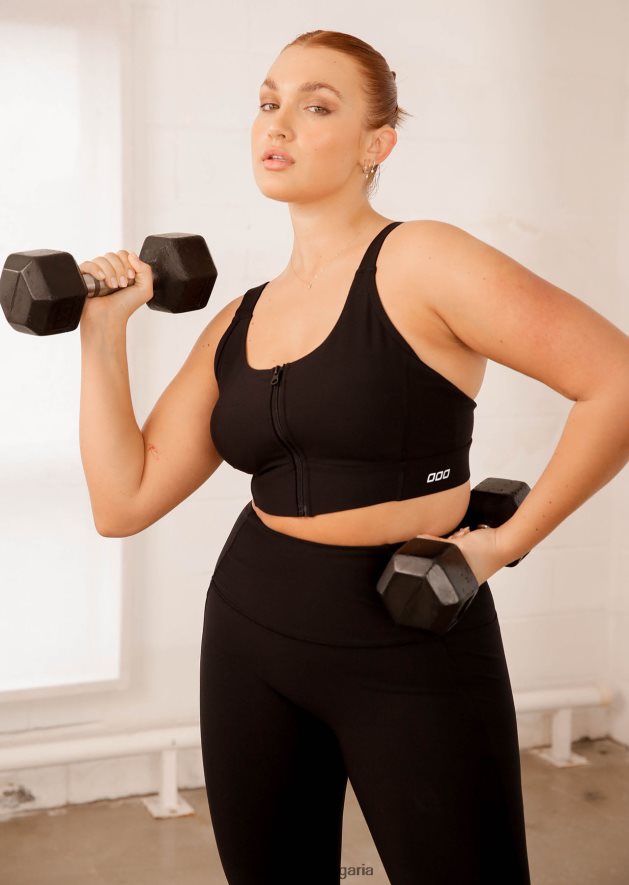 Lorna Jane Жени върховен спортен сутиен Excel черен облекло 4LRV0R463