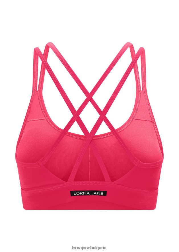 Lorna Jane Жени cool touch lunar спортен сутиен неонова малина облекло 4LRV0R193